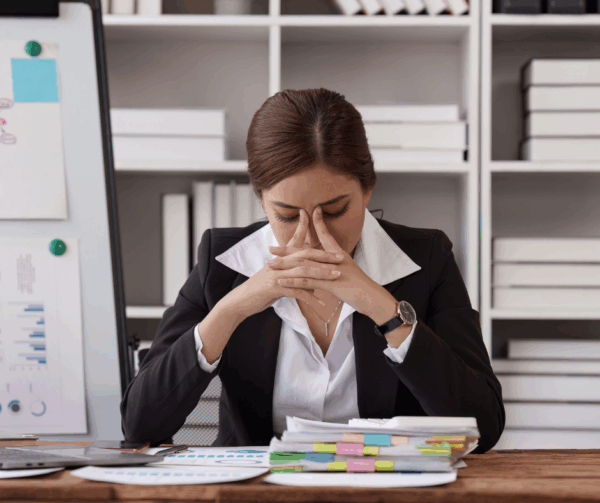 stressed realtor